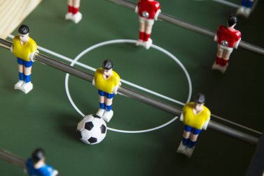 Tablo socker oyun ve oyuncu görüntüyü kapat