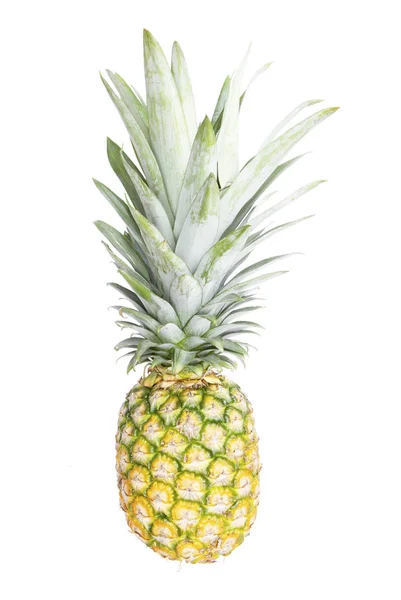 Beyaz Arka Plan Üzerinde Izole Tüm Ananas Meyve — Stok fotoğraf