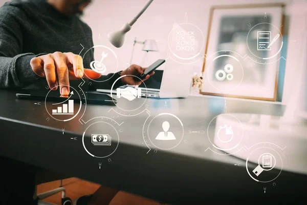 Gestión Procesos Empresariales Con Diagrama Automatización Flujo Trabajo Engranajes Flujo —  Fotos de Stock