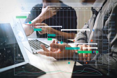 Proje Yöneticisi çalışma ve güncelleştirme görevleri kilometre taşları ilerleme planlama ve Gantt grafiği sanal diyagramı zamanlama. İş takım toplantısı. Fotoğraf profesyonel yatırımcı bir projeyi yeni başlangıç çalışma. Finans görev.