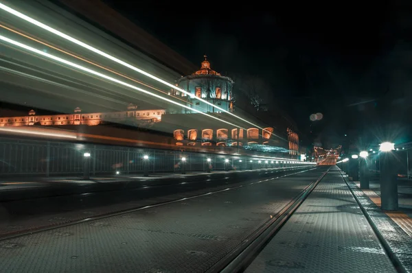 Oporto şehir gece ışıkları