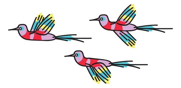 Kolibri Bild Für Logo Oder Illustration — Stockvektor
