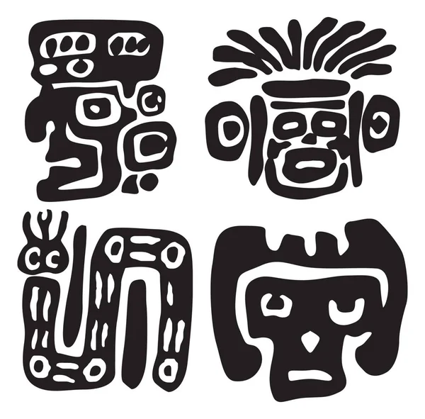 Adorno Maya Imagen Vectorial Para Logotipo Ilustraciones — Vector de stock