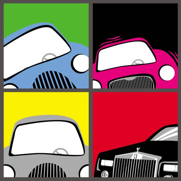 Bilder Von Autos Vektorzeichnung Für Logo Oder Illustration — Stockvektor