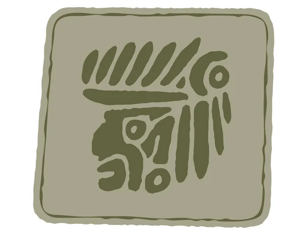 Arte Indiana Símbolos Totem Modelo Vetor Para Logotipo Ilustrações —  Vetores de Stock