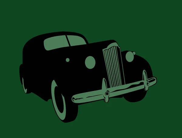 Velhos Tempos Velho Carro Desenho Estilizado Carro Retro Imagem Vetorial —  Vetores de Stock