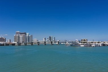 Miami şehir manzaralı gün zaman