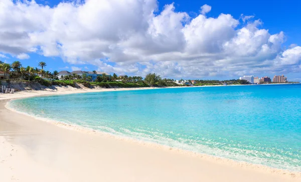 Aguas Turquesas Del Mar Caribe Nassau Bahamas — Foto de Stock