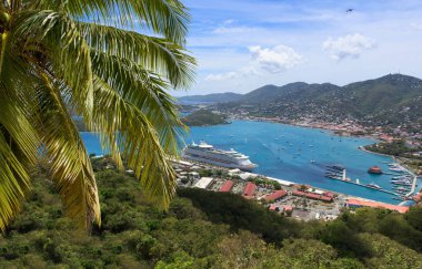Cennet noktadan st. Thomas Harbor'da görüntülemek