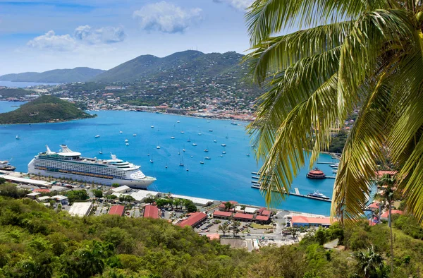 Vista Puerto Thomas Desde Paradise Point — Foto de Stock