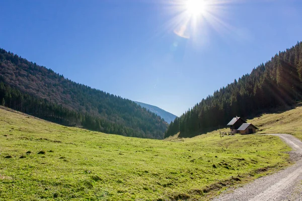 Mountain Valley Southern Alps Slovenia — Stock Photo, Image