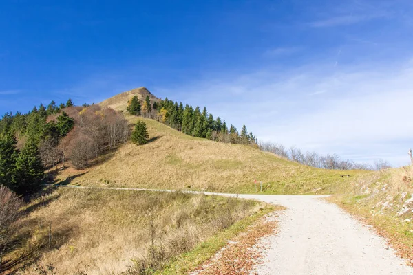 Camino Montaña Golica Karawanke Sur Los Alpes Eslovenia — Foto de Stock