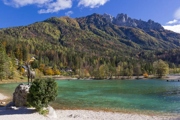 Озеро Ясна Краньска Гора Словения — стоковое фото