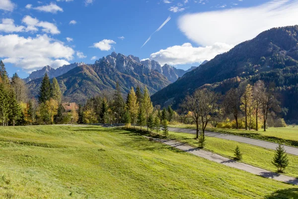 Paesaggio Montano Kranjska Gora Slovenia — Foto Stock