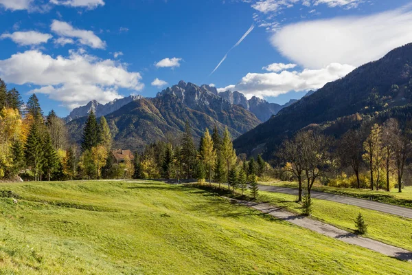 Paesaggio Montano Kranjska Gora Slovenia — Foto Stock