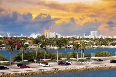 Miami, Macarthur Causeway, ABD, Florida