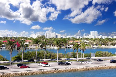 Miami, Macarthur Causeway, ABD, Florida