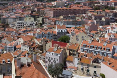 Üstten görünüm, Lisboa, Portekiz