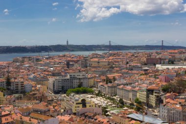 Üstten görünüm, Lisboa, Portekiz