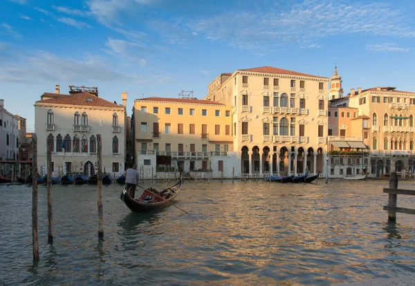 Morning Venetiian Canal Itália — Fotografia de Stock