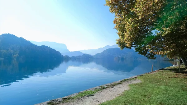 Lago en Bled, Eslovenia — Foto de Stock