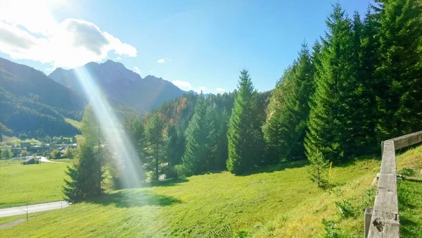 Countryside krajobraz w Słowenii — Zdjęcie stockowe