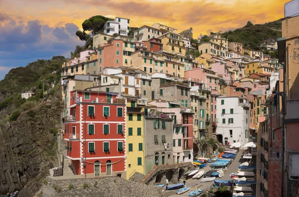 Manarola, 어촌 마 Cinque 테 르 국립 공원, 리구리아 주 나 — 스톡 사진