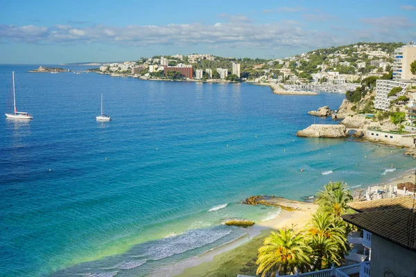 Vista panorámica de Cala Major, España, Palma de Mallorca — Foto de Stock