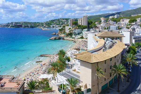 Top Vew Cala Major Beach Palma Mallorca Spain — Stock Photo, Image