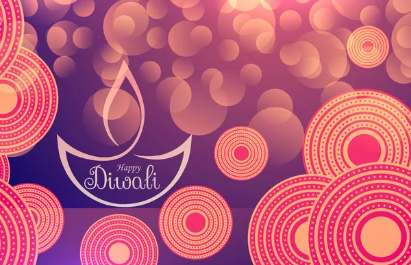 Affiche Design Moderne Élégante Diwali Diwali Est Festival Lumières Des — Image vectorielle