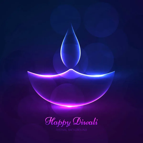 Lambaları ile diwali Illustration. Diwali Kuzey yarımkürede her sonbaharda kutladı ışıkların Hindu festivali var. Hindu en popüler festivaller