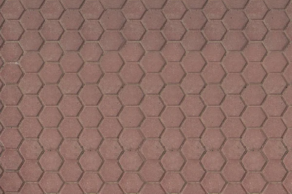 Placas de piso hexágono textura — Fotografia de Stock
