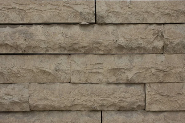 Parede tijolos bege grunge textura horizontal . — Fotografia de Stock