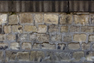 Taş bloklar doku ile Duvar.