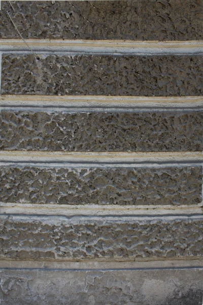Rough grey wall texture horizontal lines. — Stock Photo, Image