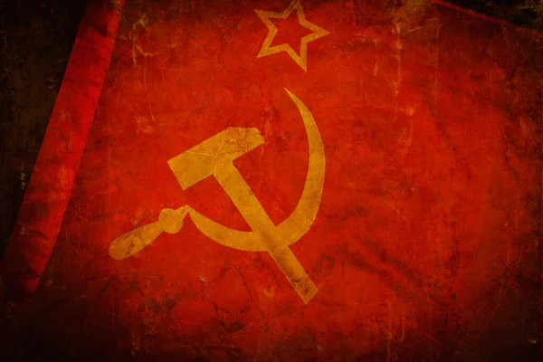 苏维埃社会主义共和国联盟的旗帜 — 图库照片