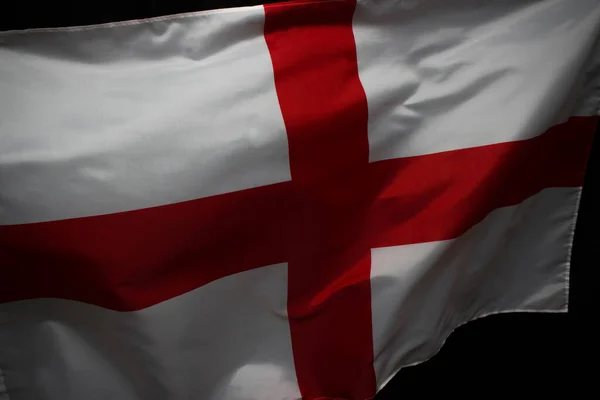 Primer Plano Bandera Nacional Inglaterra —  Fotos de Stock