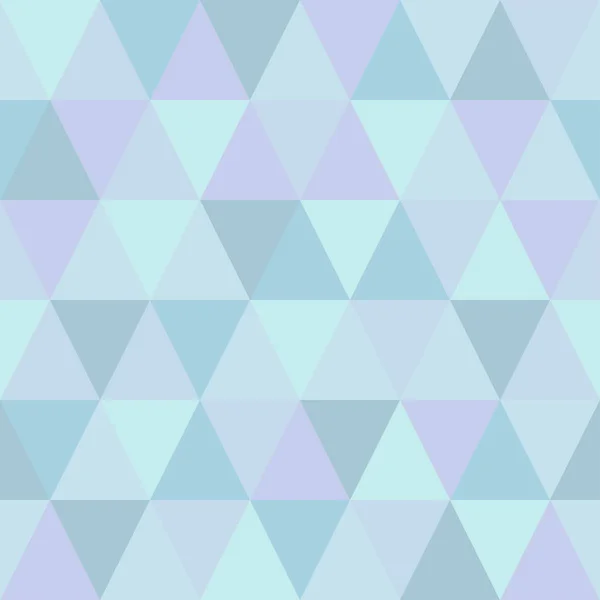 Modèle Sans Couture Très Léger Triangles Teintes Froides Hiver — Image vectorielle