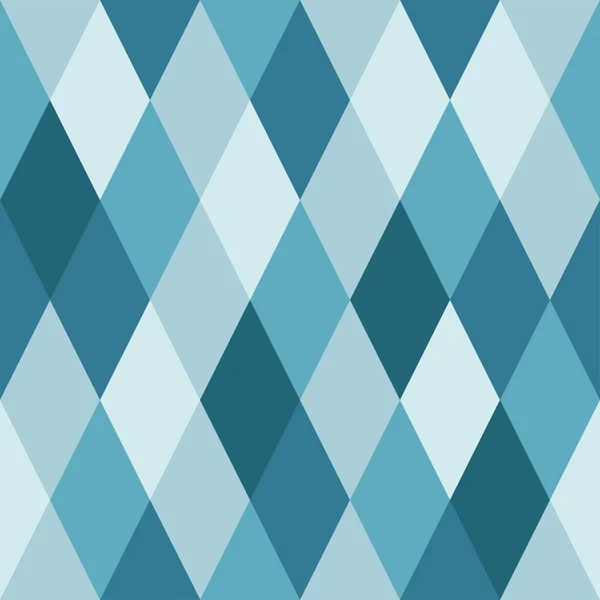 Naadloze Patroon Van Rhombuses Van Licht Blauw Grijs Tinten Haotically — Stockvector