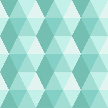 Üçgenler ve altıgen yanarak bahislerin doğru sorunsuz soyut desen. Soğuk renkler. Geometrik desen, basit şekiller