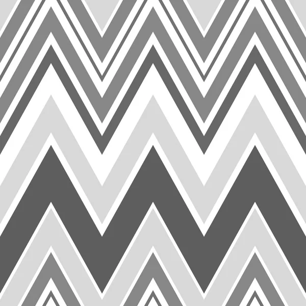 Naadloze Grijswaarden Zig Zag Patroon Lijnen Abstracte Geometrische Stijl Wit — Stockvector