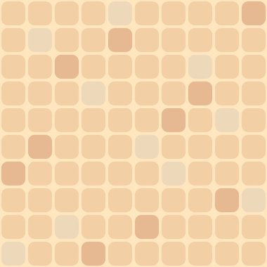 Hafif pastel döşenmiş Dikişsiz desen kareler yuvarlanır. Sarı, bej, açık kahverengi