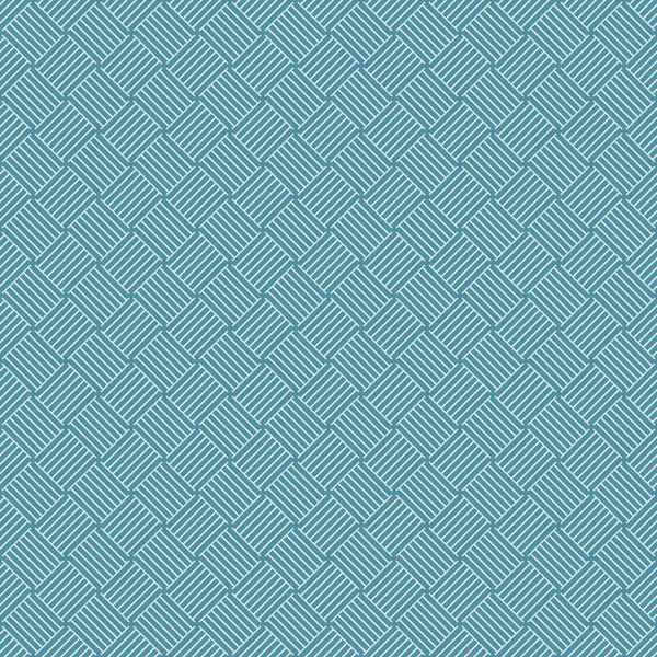 Semplice Modello Geometrico Senza Cuciture Linee Diagonali Tonalità Blu Linee — Vettoriale Stock
