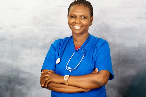 Portrait of a smiling young nurse. — Stock Photo, Image