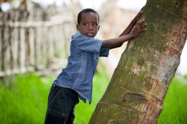 Küçük bir çocuğun portresi..