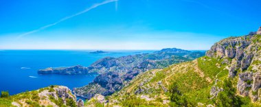 Calanque de Morgiou Franc 'taki les Calanques Ulusal Parkı' nda.