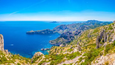 Calanque de Morgiou Franc 'taki les Calanques Ulusal Parkı' nda.