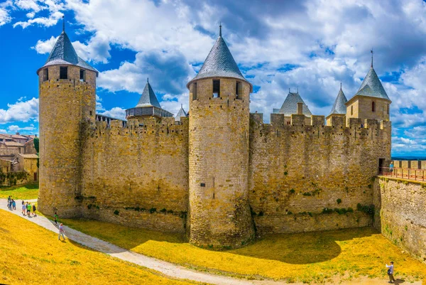 Fortification Carcassonne Franc — Stock Photo, Image