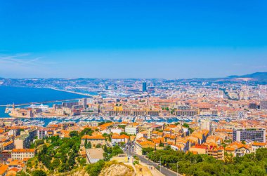 Vieux Port Marseille, Frangı adlı havadan görünümü