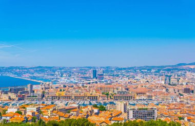 Vieux Port Marseille, Frangı adlı havadan görünümü
